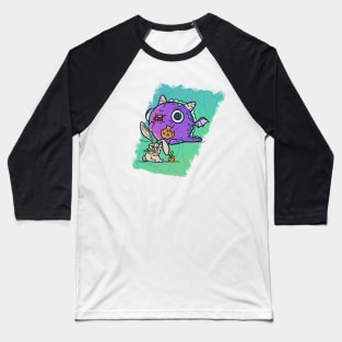 Chubby monster Baseball T-Shirt